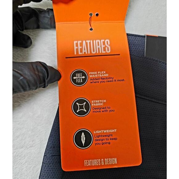 Hawk & Co. NWT‎ dark Gray shorts. Charcoal. Sz.36W.  Sporty. Comfort. Stylish. - Picture 7 of 10